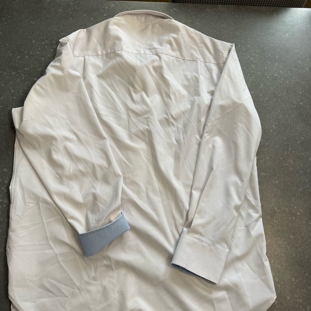 Wrk Regular Fit Solid Performance Dress Shirt (Of… - image 2